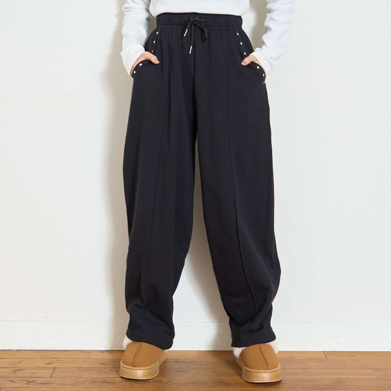 [LTXC/C100%/Set Available] Sweatpants,Sax blue, large image number 6