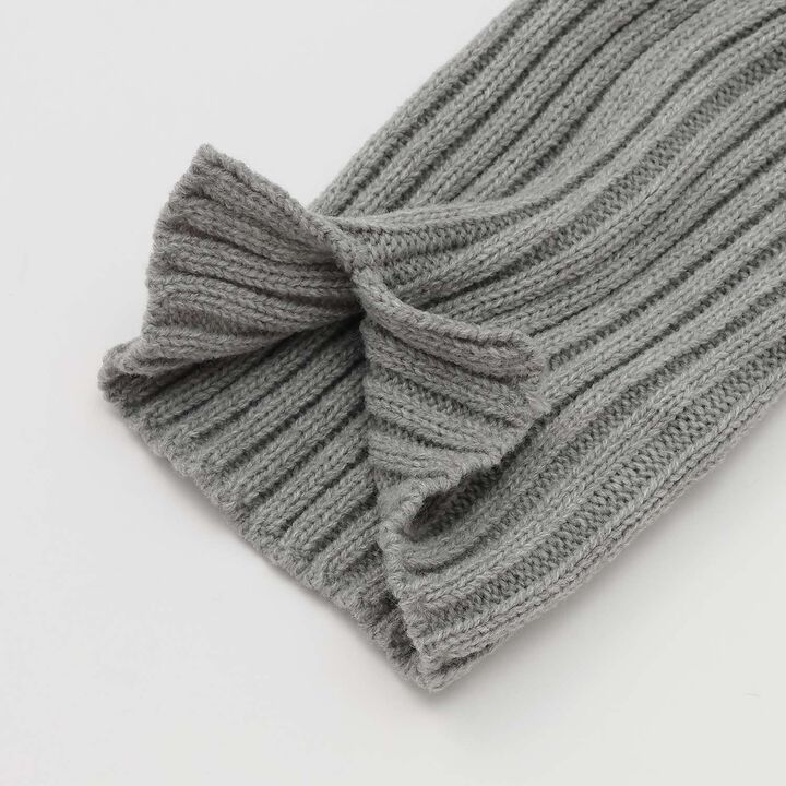 Rib Knit Leg Covers,Black, medium image number 3