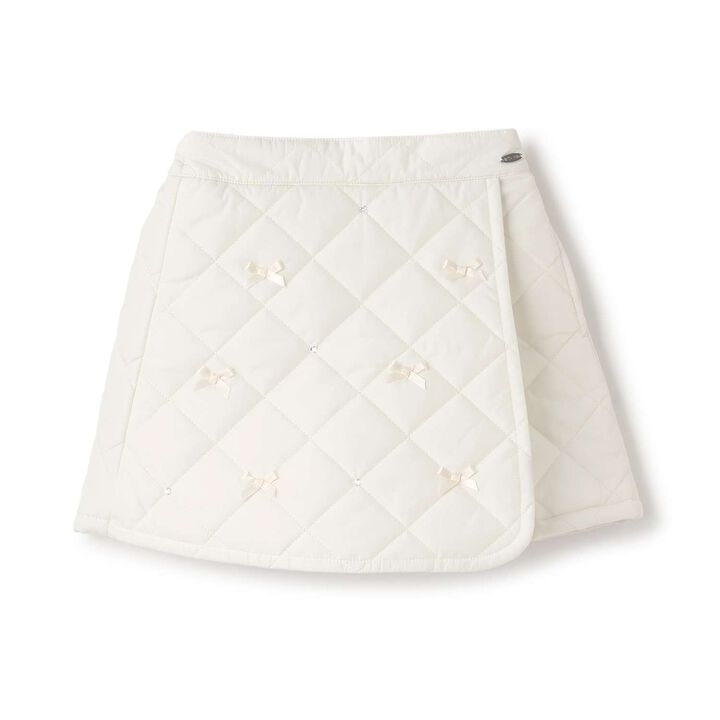 Ribbon Quilted Wrap Shorts,, medium