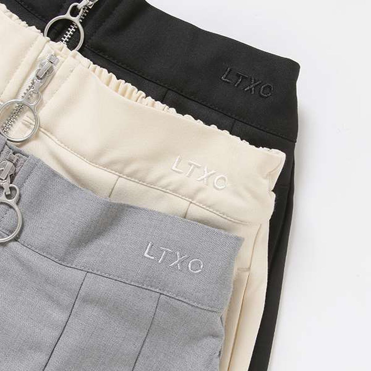 [LTXC] Pleated Skirt with Inner Shorts,Ivory, large image number 9