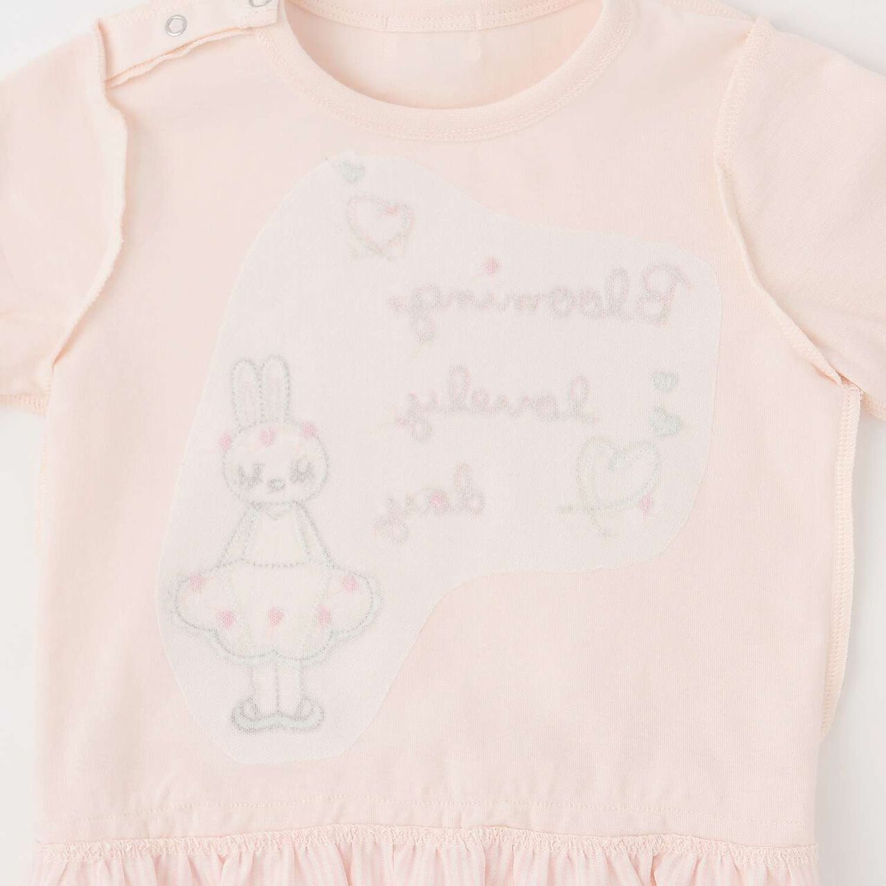 Mimi-chan Layered Frill Long-Sleeve Tunic,Pink, large image number 5