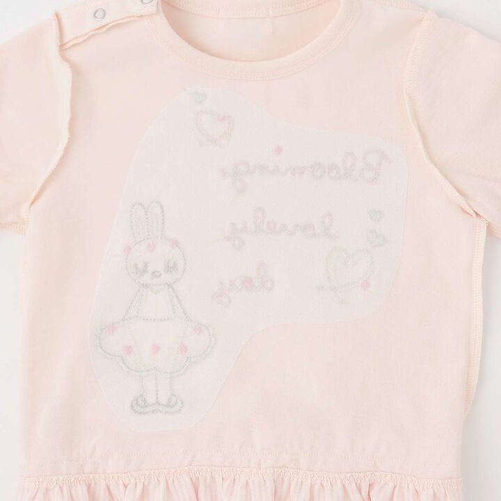 Mimi-chan Layered Frill Long-Sleeve Tunic,Pink, medium image number 5