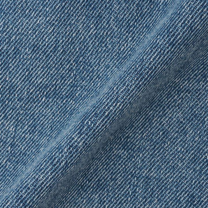 Embossed Loco Denim Shorts,Blue gray, medium image number 13