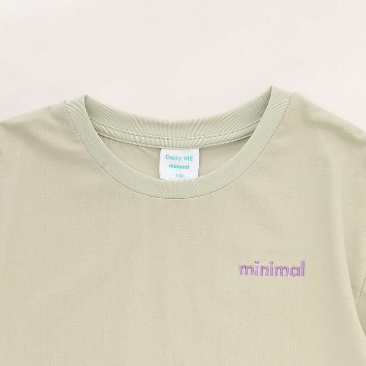 [DailyMe] Simple T-Shirt [Heat Shielding / Quick-Dry / Antibacterial],Sax blue, medium image number 13