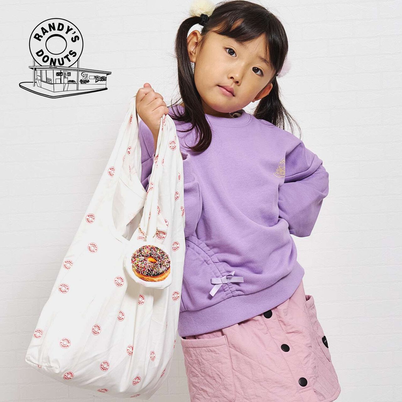 [Randy's]Donut Pouch Eco Bag,Off white, large image number 0