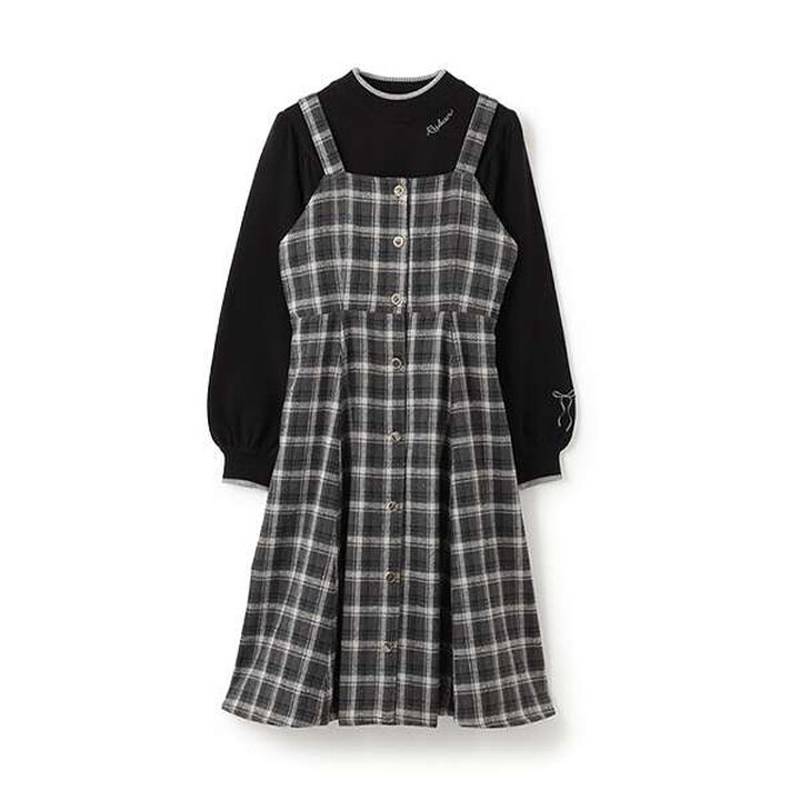 Knit Pullover & Camisole Dress Set,Black, medium image number 16