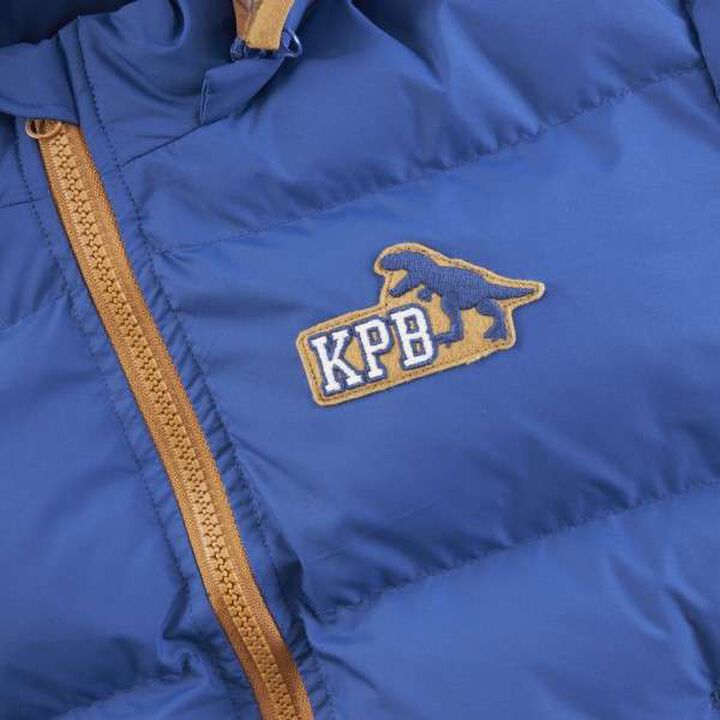 KP Boy Solo Padded Dinosaur Patch Jacket (90-130),Red, medium image number 7