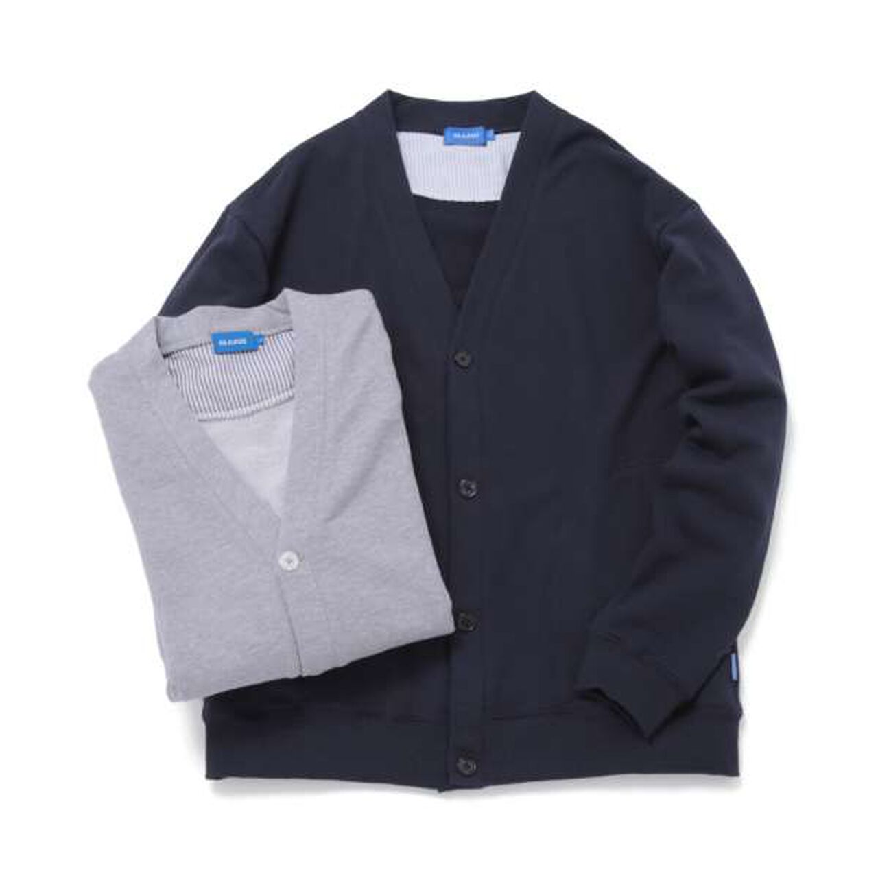 Quick-Dry & Pilling-Resistant Fleece Simple Cardigan,Top gray, large image number 2