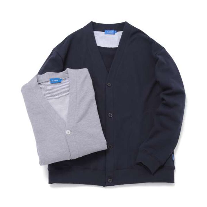 Quick-Dry & Pilling-Resistant Fleece Simple Cardigan,Top gray, medium image number 2