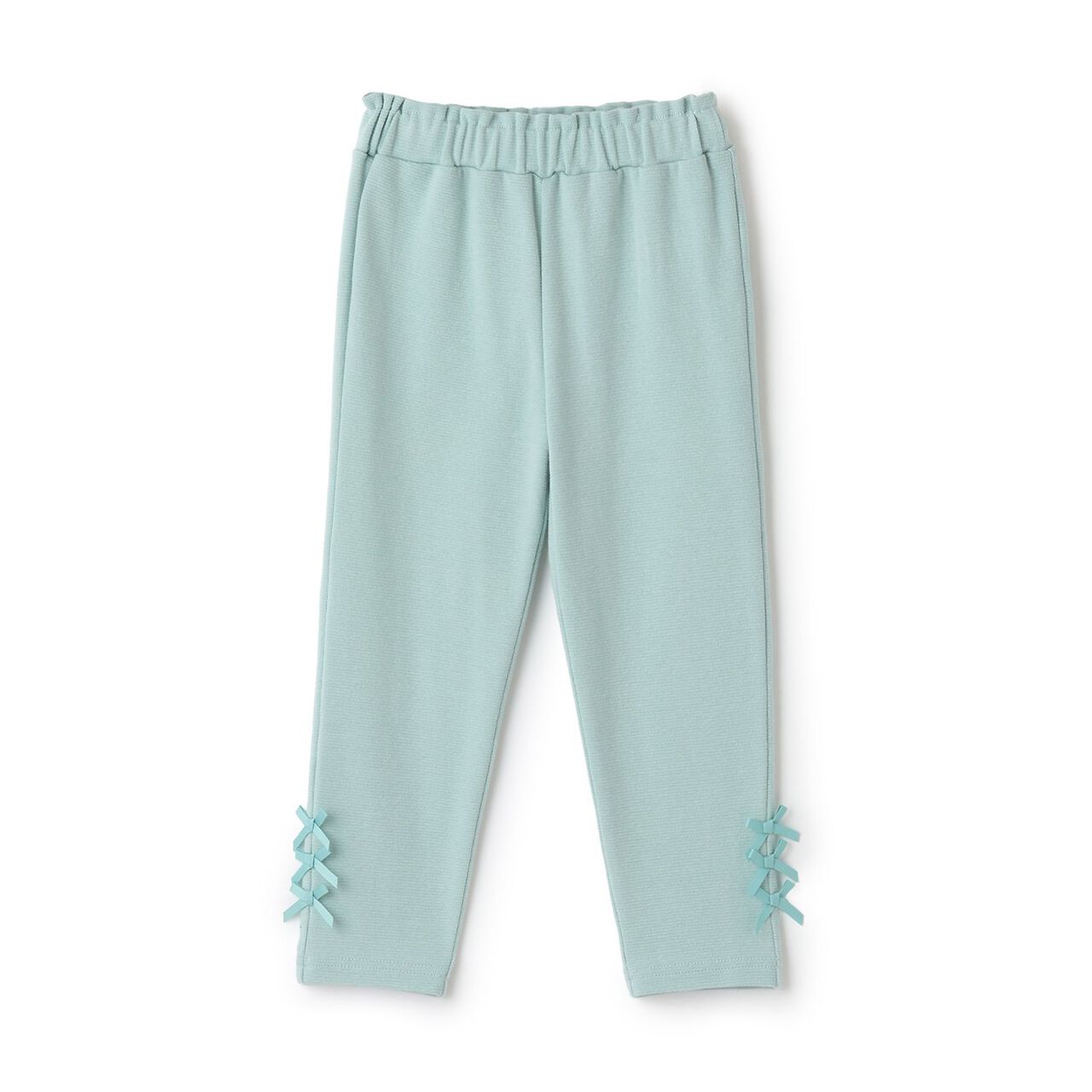 Tomo Pants [Anti-Stain, Quick-Dry] Ribbon Straight Pants,Ivory, large image number 4