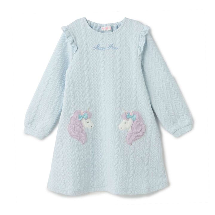 [Popular Item Restocked] [Not Available at Physical Stores] Animal Appliqu&eacute; Cut One-Piece Dress,, medium