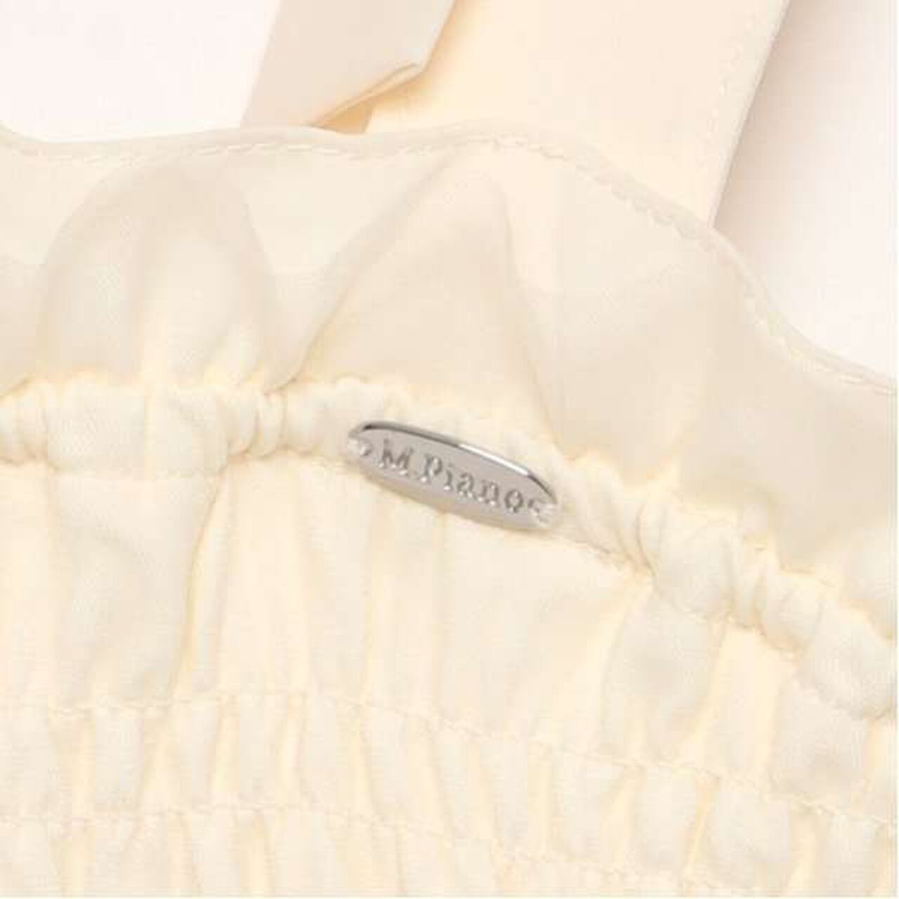 Shoulder Ribbon Fluffy Tulle Tunic,Black, large image number 10