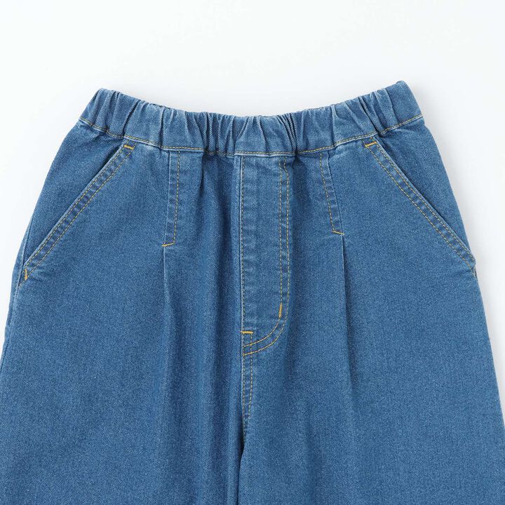 Tuck Balloon Denim Pants [Coordinatable Setup],Blue, medium image number 7