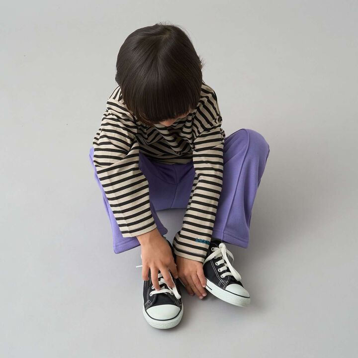 [Daily Standard Wear] Relaxed Oversized Stripe Long-Sleeve T-Shirt,Lilac, medium image number 29
