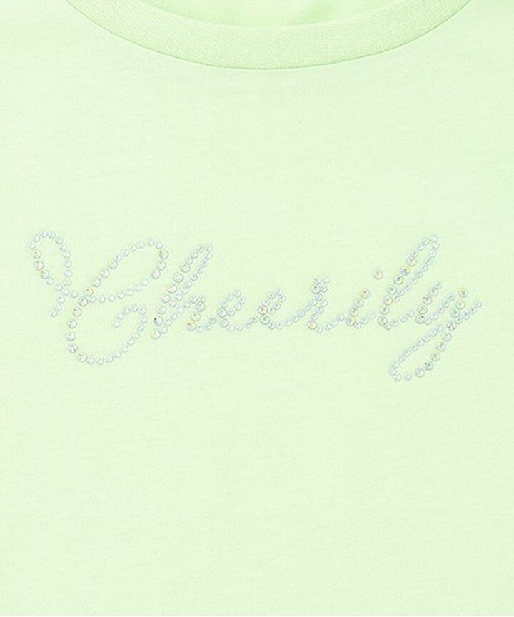 Stone Logo Short Sleeve T-Shirt,Light green, medium image number 9