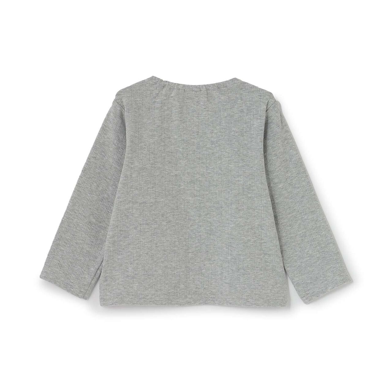 Heart & Animal Motif Long-Sleeve T-Shirt,Off white, large image number 6