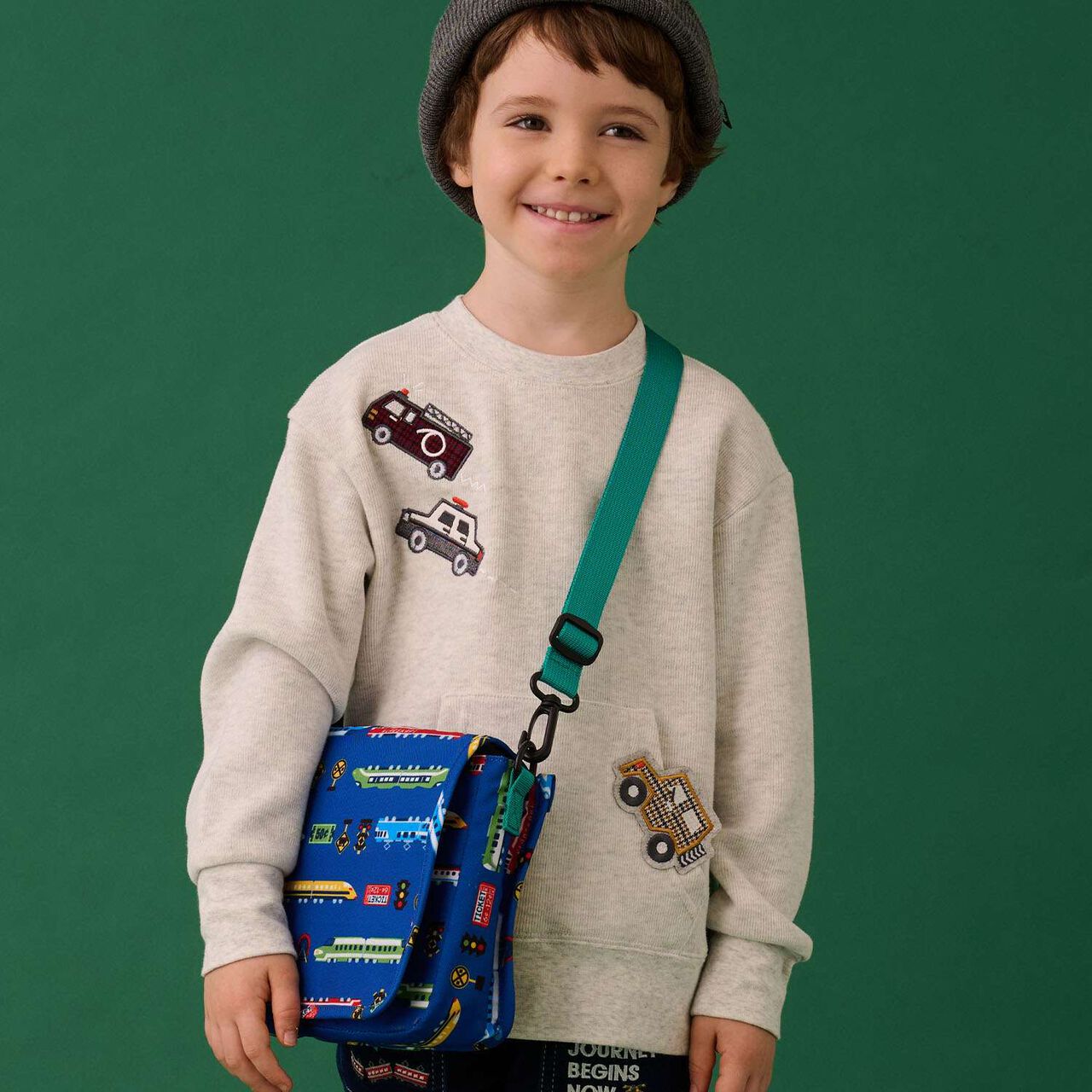 Railway Model Storage Support Shoulder Bag,Navy, large image number 3