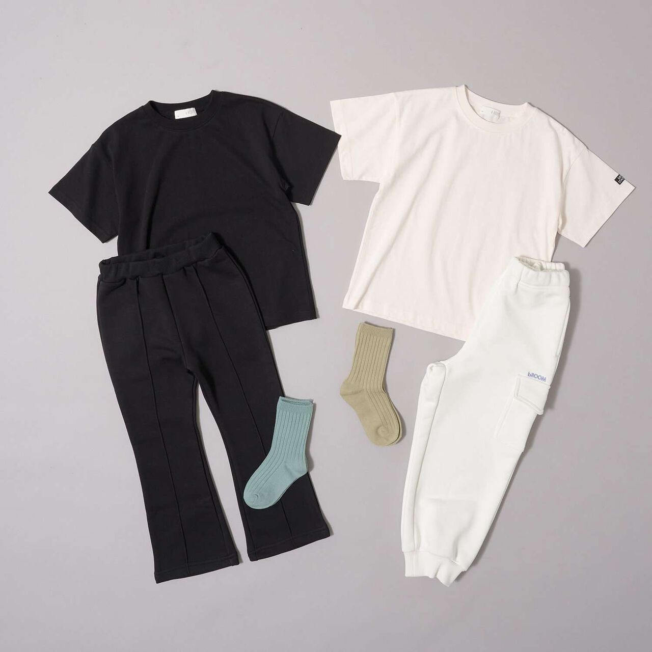 [Daily Standard Wear] 2-Pack Simple T-Shirt Set,Top gray, large image number 14