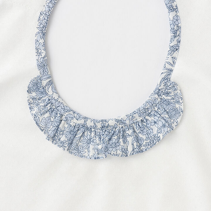 Small Floral Pattern Frill Bib,Pink, medium image number 3