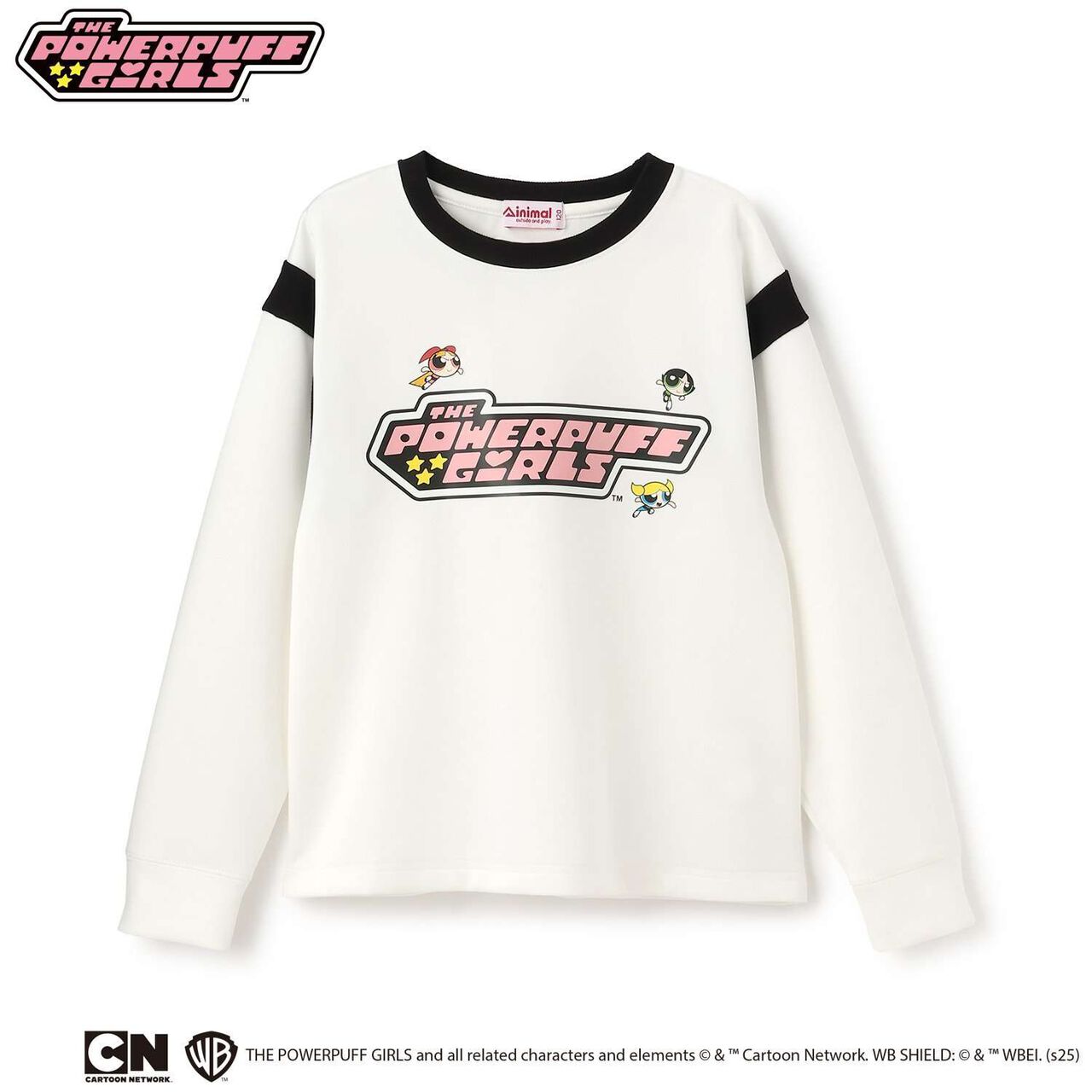 [Anti-Stain Finish] Powerpuff Girls Ponte Logo Crew,Magenta, large image number 10