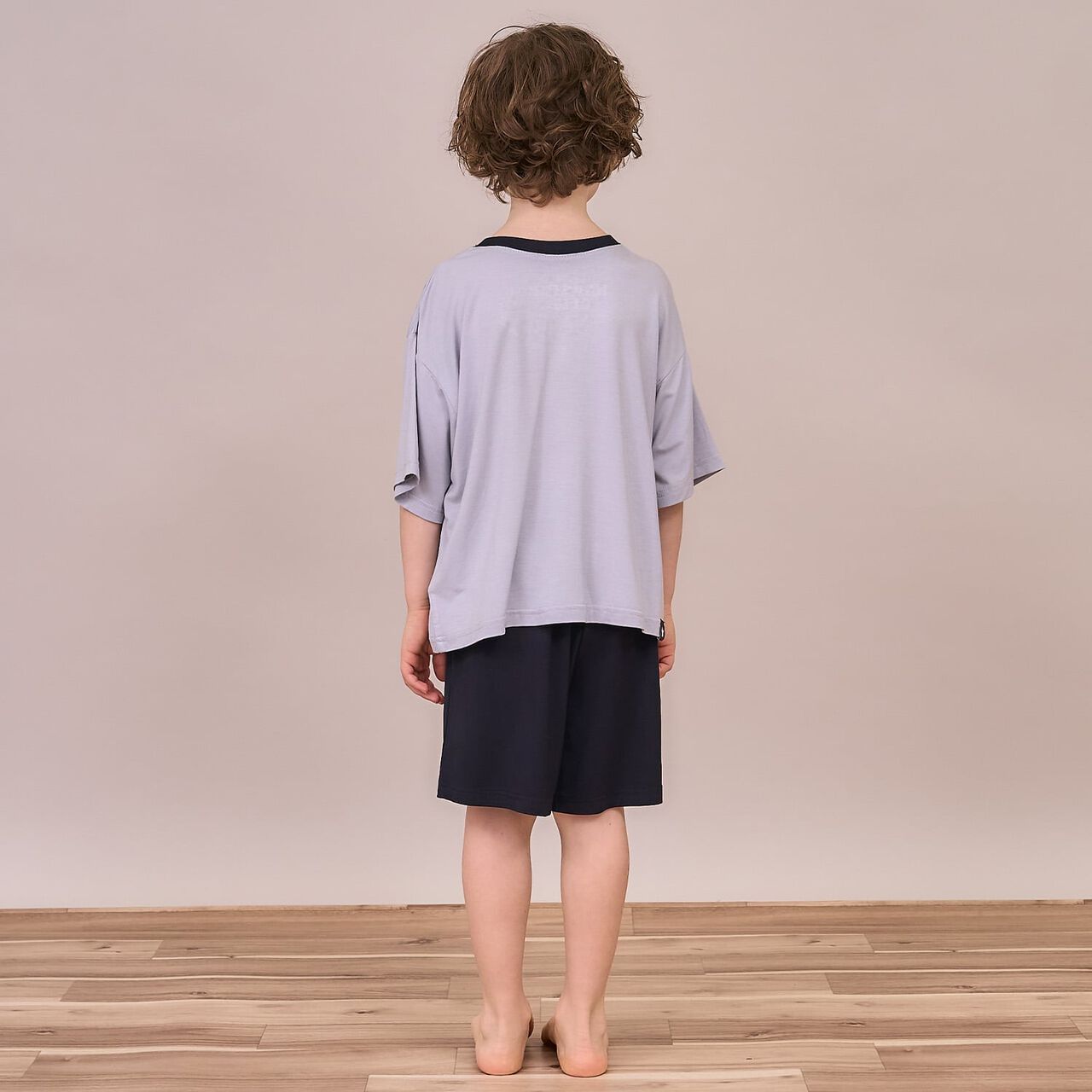 [正反皆可穿] 清涼柔軟睡衣 [兒童服裝] [童裝] [男童] [女孩],墨藍色, large image number 21