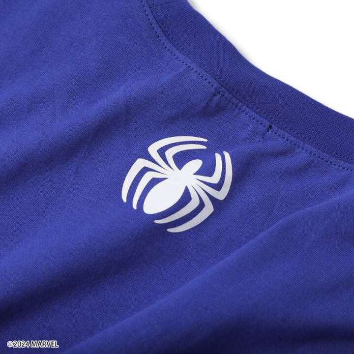 [Adult Size Available] [MARVEL] Spider-Man College Logo Big T-Shirt,White, medium image number 8