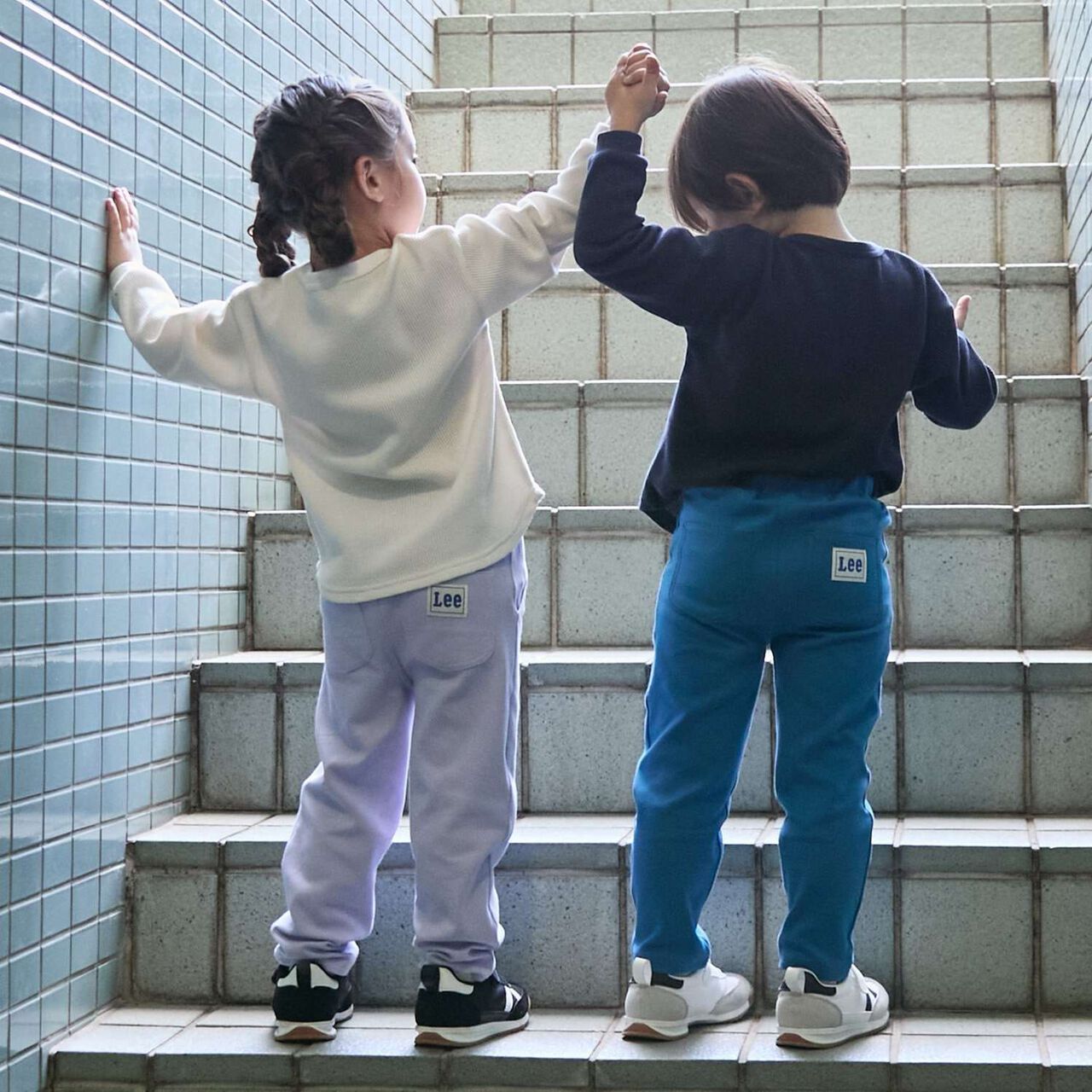 [Lee] Relaxed Cut Leggings,Green, large image number 3