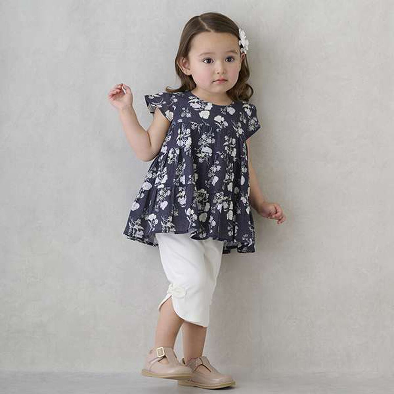 [Smile Series] Side Ribbon 7/8 Length Pants,Multi color, large image number 27