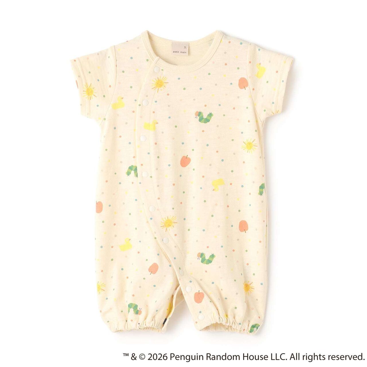 [Hungry Caterpillar] All-Over Pattern 2 WAY Overall,Off white, large image number 5
