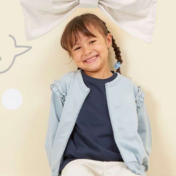 KP Coucou Single-Point Embroidery Long-Sleeve T-Shirt (80-140),Off white, medium image number 6