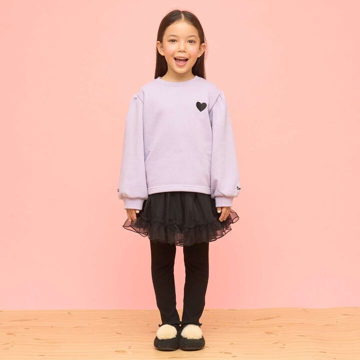 Quick-Dry Fleece Sweatshirt with Single-Point Embroidery,Smoke white, medium image number 21