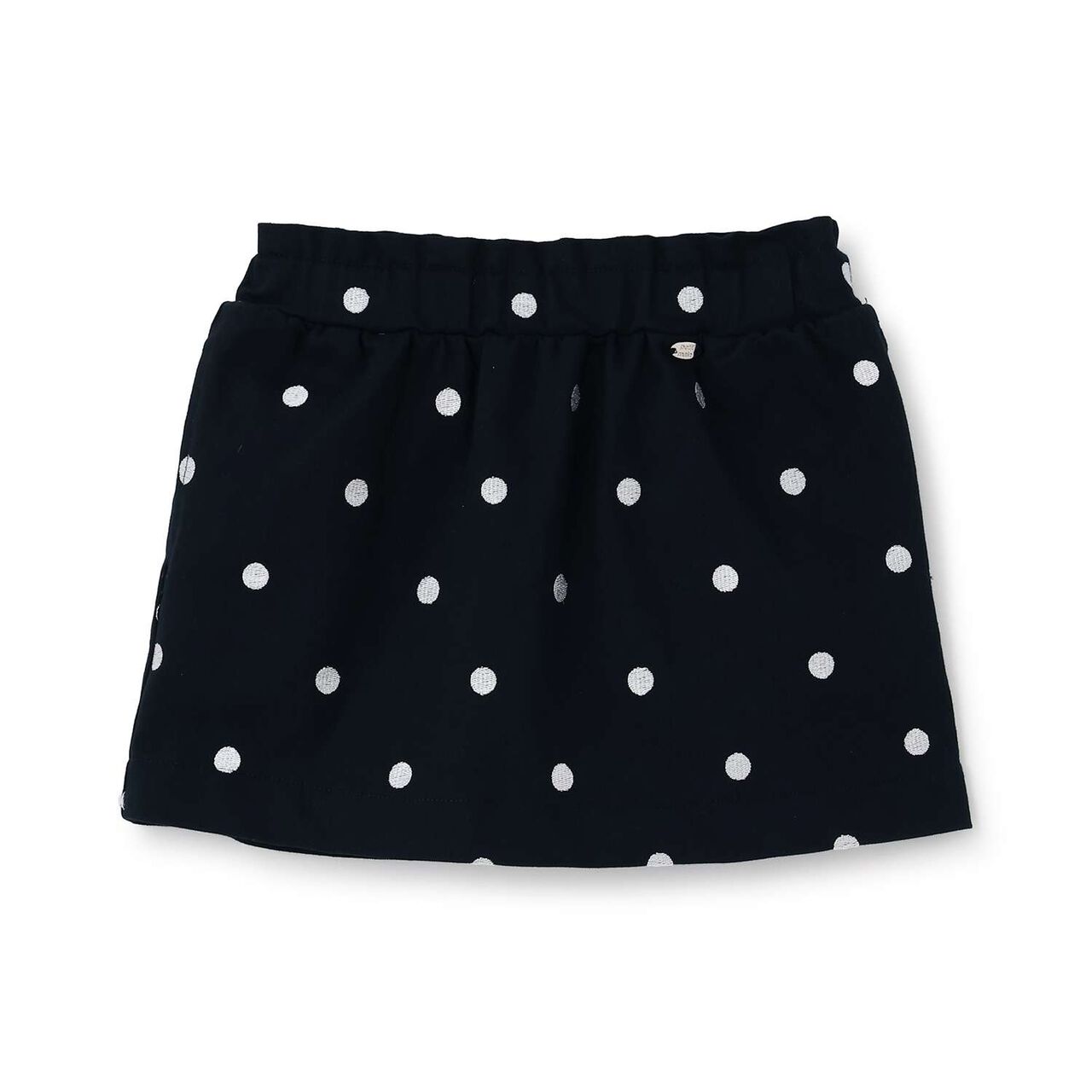 Link Gathered Waist Mini Skirt,Off white, large image number 7