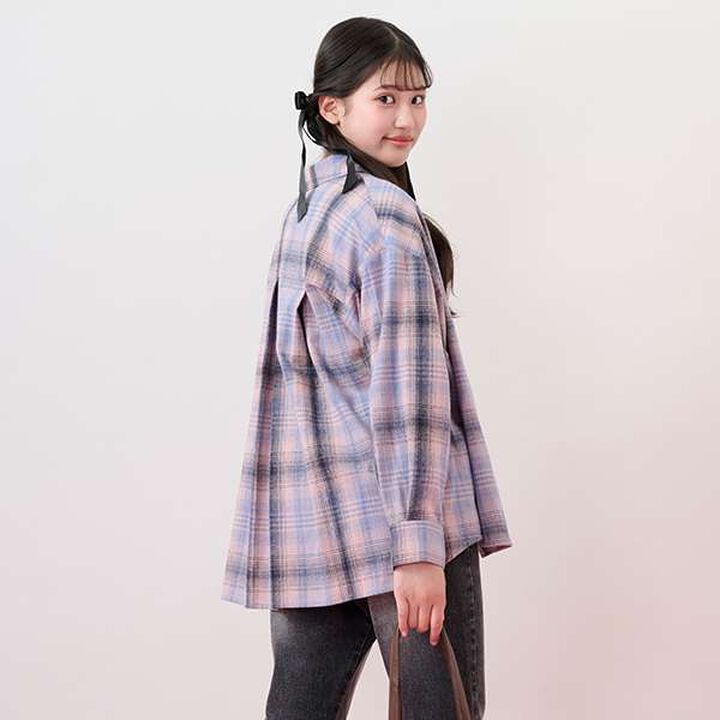 Shirt & Lace T-Shirt Set,Gray, medium image number 19