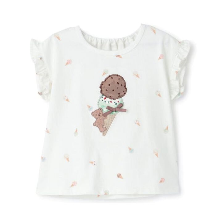 [31 Ice Cream] Cool Sensation Graphic Short Sleeve T-Shirt,Dark red, medium image number 13