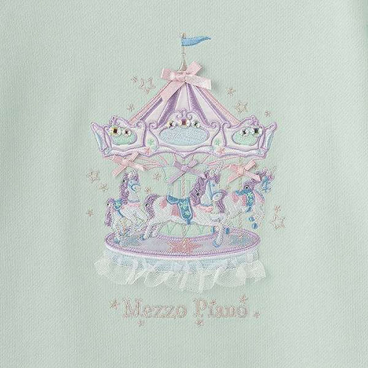 Merry-Go-Round Sweatshirt,Off white, large image number 3