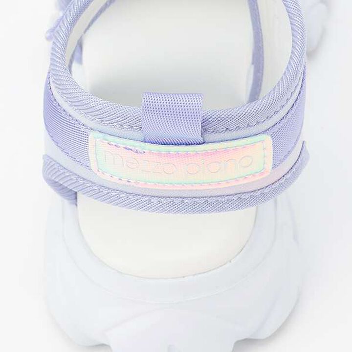 Platform Sports Sandals,White, medium image number 4