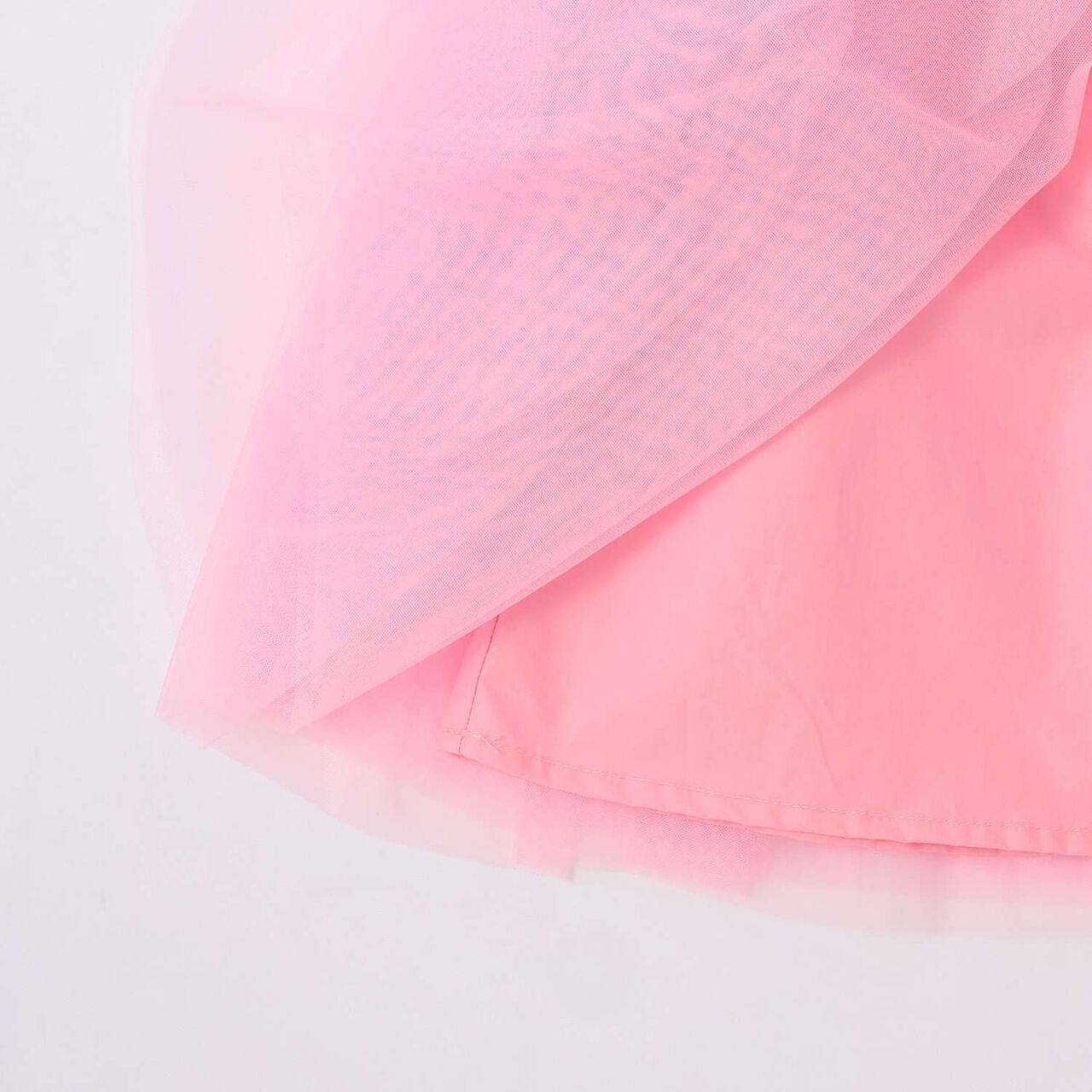 Wavy Panel Gathered Tulle Skirt [Lycee Mine Ballet Series],Black, large image number 9
