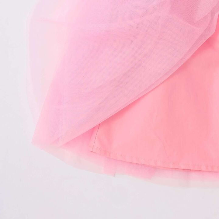 Wavy Panel Gathered Tulle Skirt [Lycee Mine Ballet Series],Black, medium image number 9