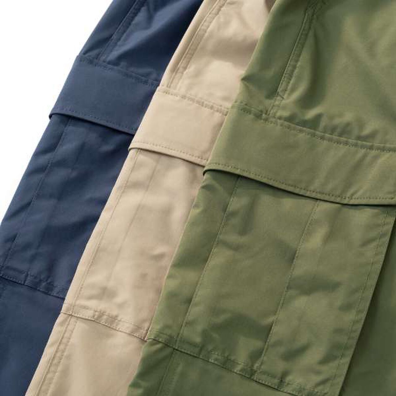 [Easycare] Poly Stretch Cargo Pants,Beige, large image number 14