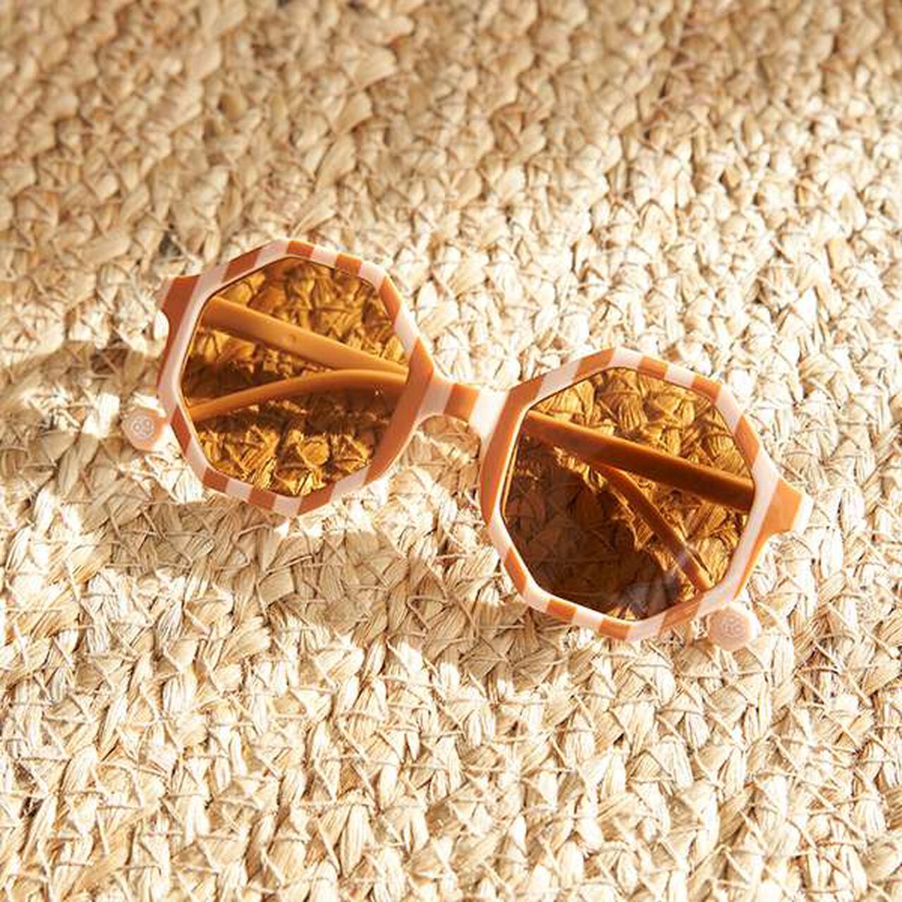 Octagon Sunglasses,White, large image number 3