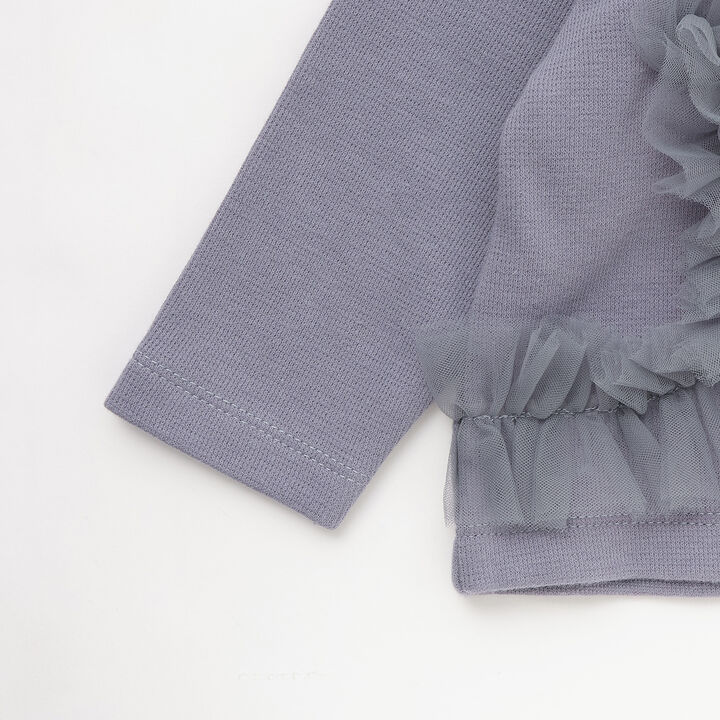 [Link] Tulle Frill Cut Cardigan,Ivory, medium image number 7