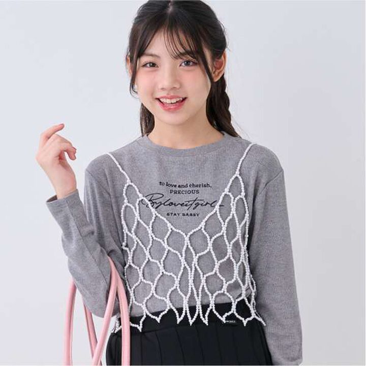 Micro-Fleece Long Sleeve T-Shirt,Black, medium image number 6