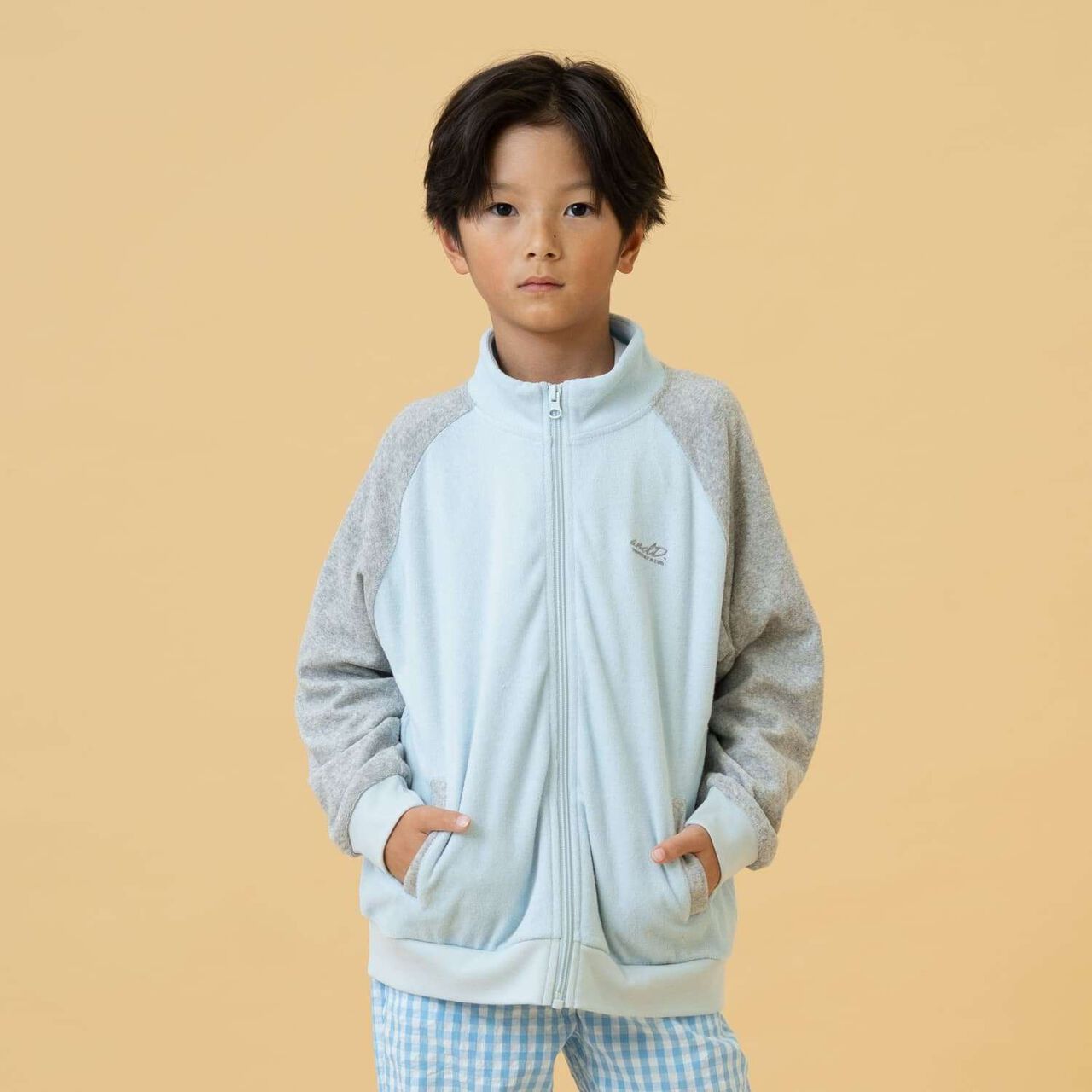 Link Pile Track Jacket,Sax blue, large image number 0