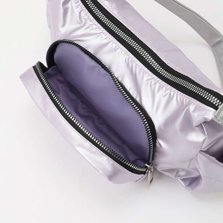 Metallic 2 WAY Shoulder Bag,Lavender, medium image number 9