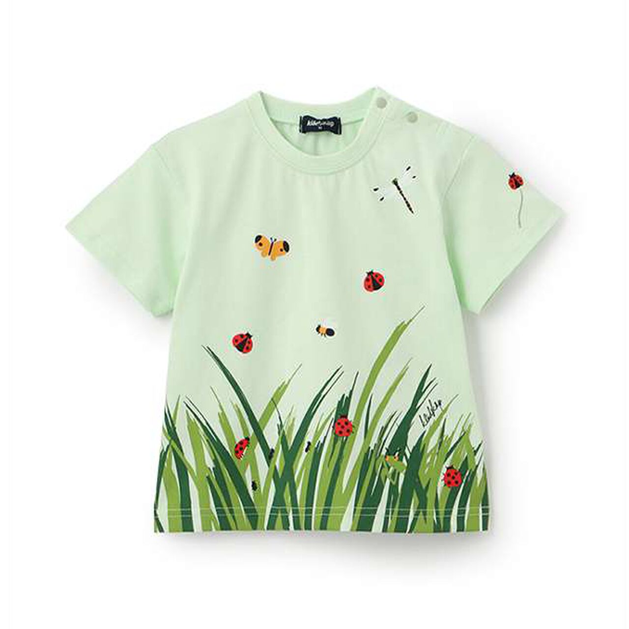 Insect Print Short Sleeve T-Shirt,Off white, large image number 14