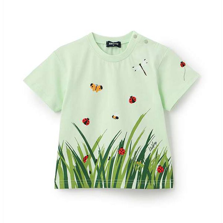 Insect Print Short Sleeve T-Shirt,Off white, medium image number 14