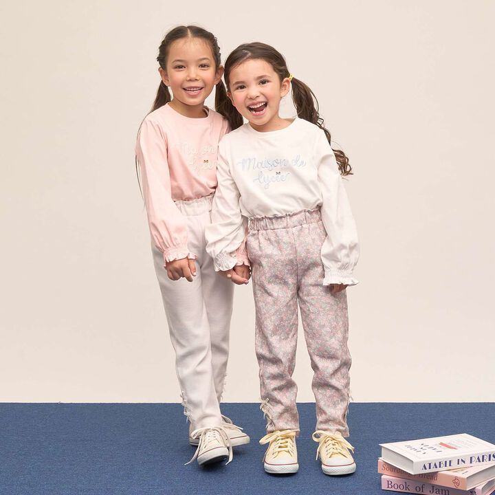 Tomo Pants [Anti-Stain, Quick-Dry] Ribbon Straight Pants,Ivory, medium image number 39