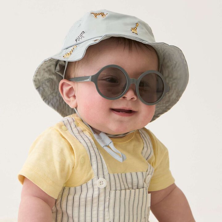 [Heat-Resistant] Embroidered Bucket Hat,, medium