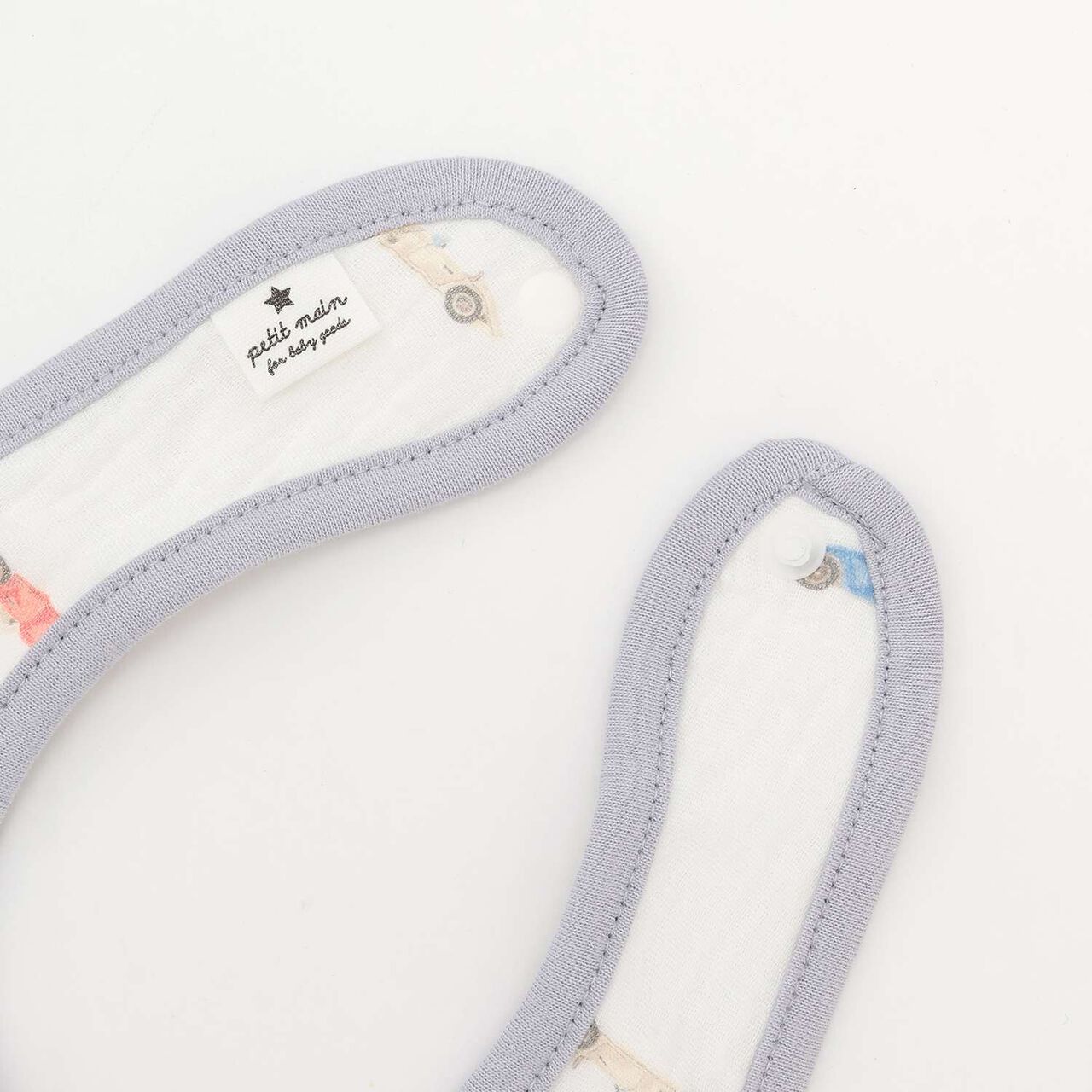 Gauze Bibs 2-Pack,Light blue, large image number 2