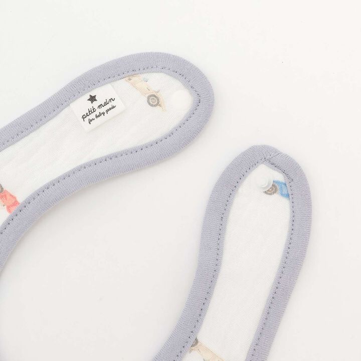 Gauze Bibs 2-Pack,Light blue, medium image number 2